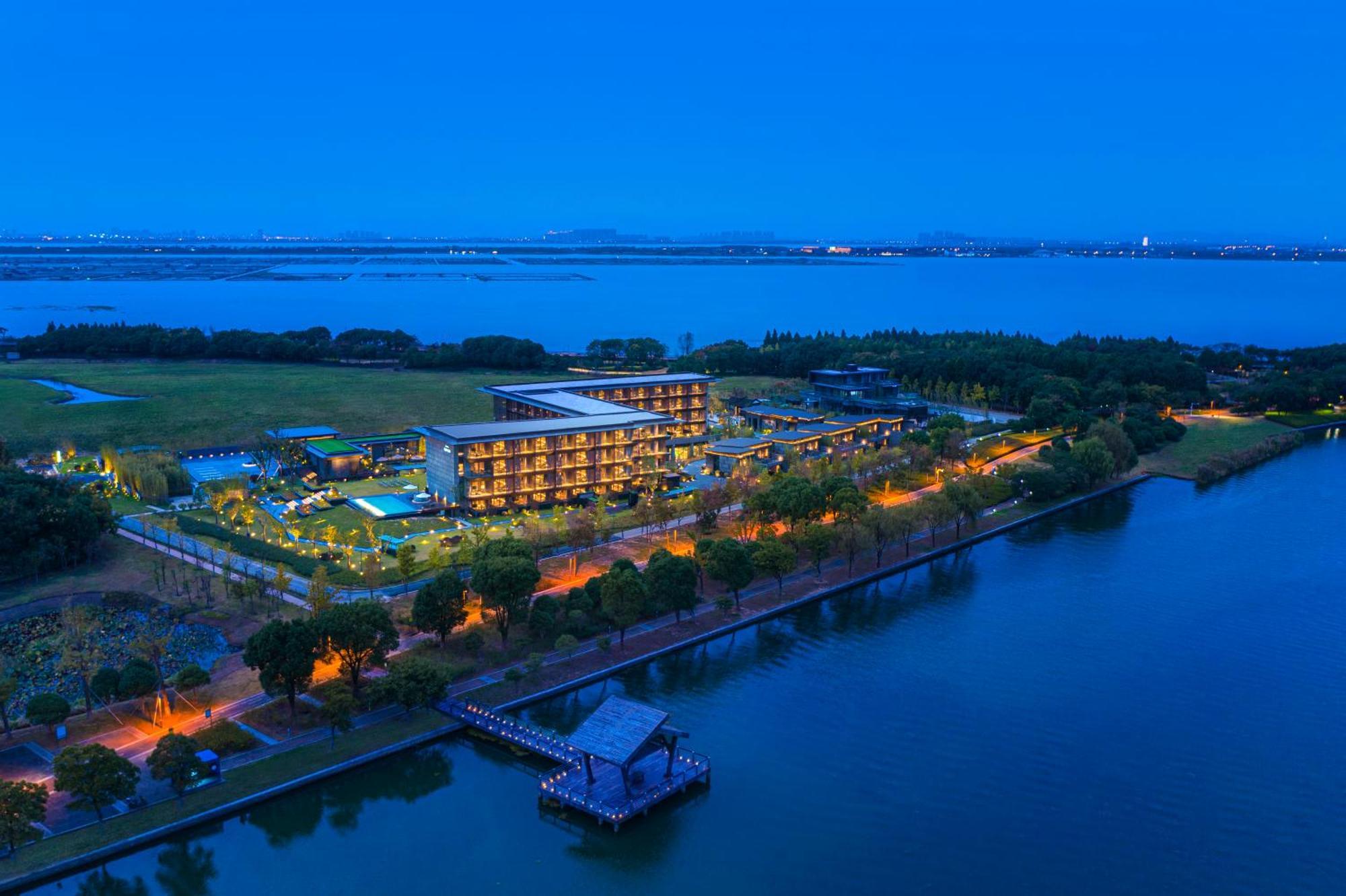 Hotel Indigo Suzhou Yangcheng Lake By Ihg エクステリア 写真